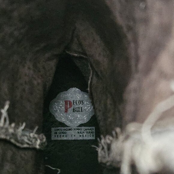 Vintage Pecos Bill Y2K Floral Tapestry Western Boots 6.5 - Picture 11 of 11